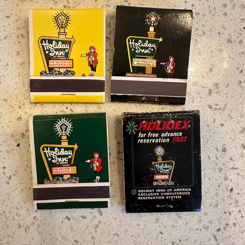 Vintage Holiday Inn Matchbooks (4)